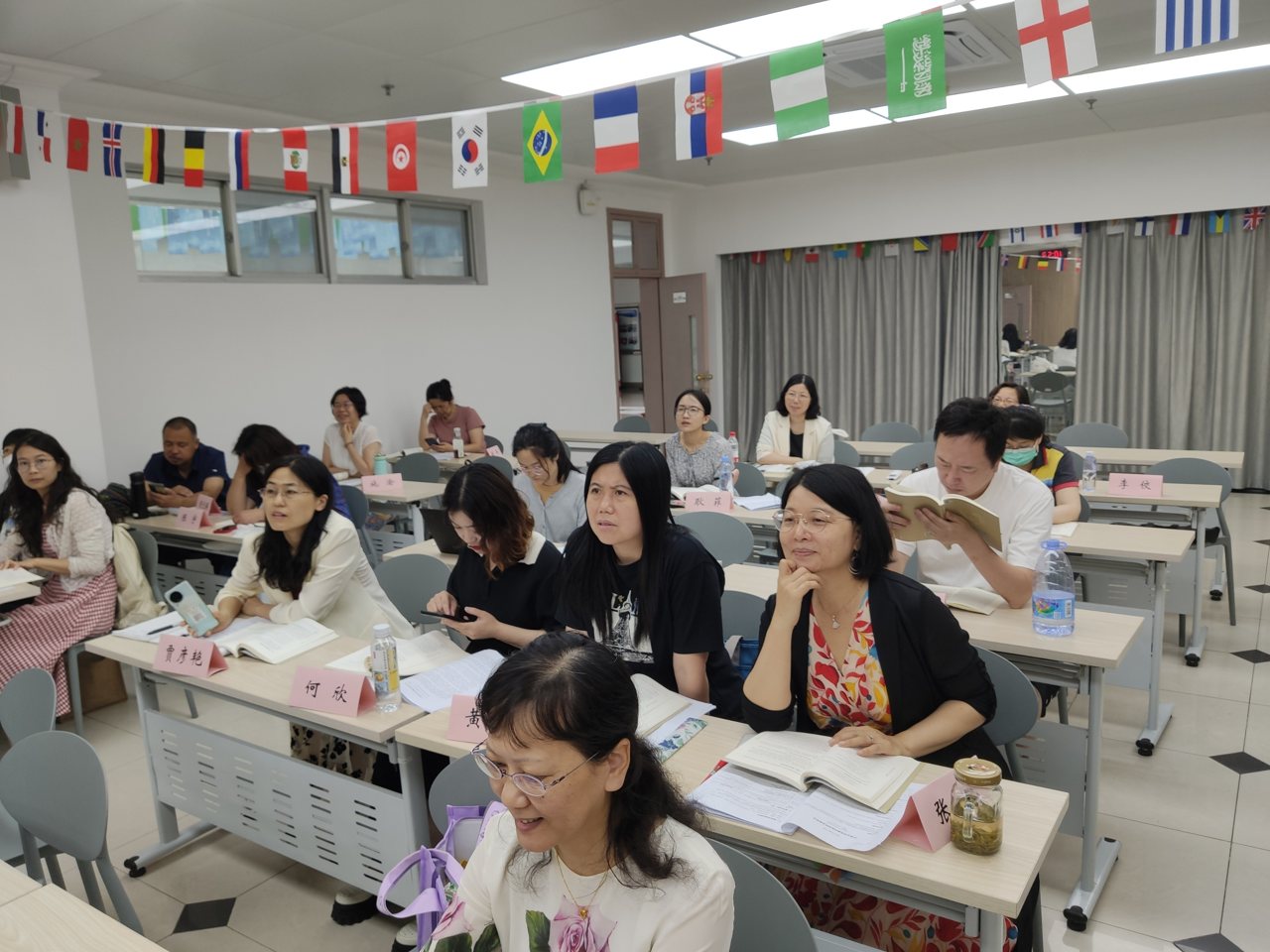 万国旗教室培训现场（高清）